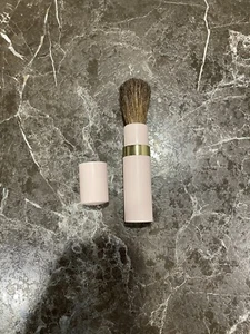 Mary Kay Pink Round Makeup Brush 3" Sable Bristle Twist Up to Open RARE NEW - Picture 1 of 4