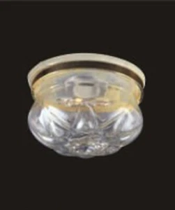 Lámpara de techo para casa de muñecas con pantalla transparente extraíble escala 1:12 miniatura 4011 - Imagen 1 de 7