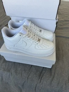 Nike Air Force 1 White/White 8.5 UK