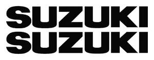2x SUZUKI Decals Stickers Motorbike Racing Motorcycle Tank Fairing belly pan - Picture 1 of 2