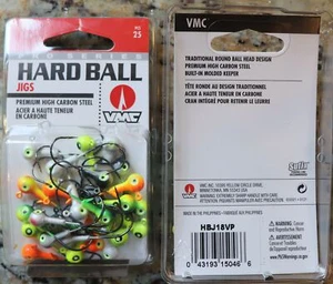 VMC HBJ VP Hard Ball Jig 1/8oz Value Pack 25 Jigs NIP HBJ18VP - Bild 1 von 1