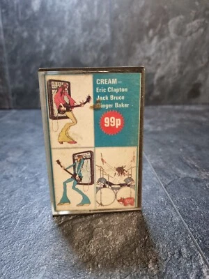 CREAM - ERIC CLAPTON JACK BRUCE GINGER BAKER (RSO 3215001) 1970s UK CASSETTE - Image 1 of 4