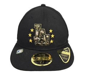 Los Angeles Dodgers New Era 59FIFTY Low Profile Armed Forces 7 1/2 Hat Cap New - Picture 1 of 17