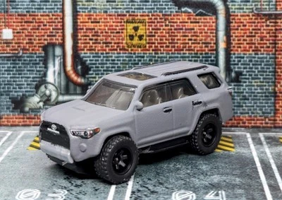 Matchbox Toyota 4Runner in Black w/ Real Riders (CUSTOM) - Image 1 of 4