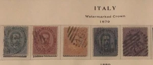 Italy Scott# 45 // 50 watermark 140 used Scott=$33 - Picture 1 of 1