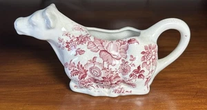 “Charlotte” Royal Crownford White Ironstone England Cow Shaped Creamer 1940-60’s - Picture 1 of 12