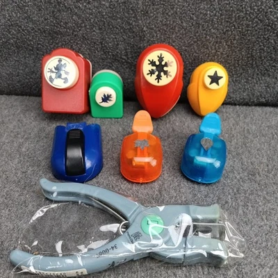 Лот из 8 для скрапбукинга рукоделия бумаги дырокола ходьбы Микки Маус снежинка лист  - Изображение 1 из 4