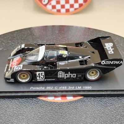SPARK 1/43 Porsche 962 C 962C #45 3rd LM Le Mans 1990 black Needell S0958 - Image 1 of 4
