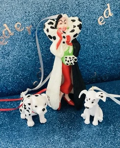 SET OF 3 101 DALMATIANS CHRISTMAS TREE DECORATIONS - Picture 1 of 2