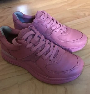 O by Everlane Unisex The Trainer in Pelle Rosa Scuro (Mauve) Ragazze 5,5 Ragazzo 3,5 - Foto 1 di 7