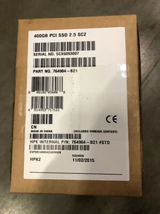HP 400GB 2.5" SFF NVMe SSD Internal Solid State Drive 764904-B21 Factory Sealed - Afbeelding 1 van 4