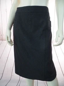 ANN TAYLOR Skirt 8 NEW $118 Lady Tweed Pencil Skirt Green Gray Stretch WoolBlend - Picture 1 of 11
