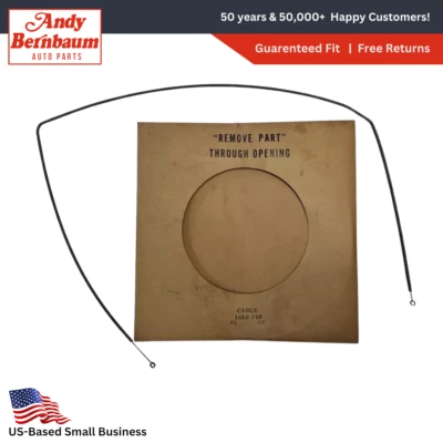 1957-1958 Chrysler Imperial Heater Temperature Control Cable 1819748 NOS - Image 1 of 4