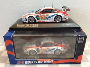 1/43 MINICHAMPS 410 106976 PORSCHE 997 GT3 RSR # 76 LE MANS 2010 LTD MATMUT - Imagen 1 de 8