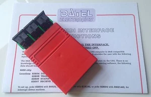 Datel MIDI Interface Cartridge with instructions for Commodore 64/128 - [F03] - Picture 1 of 4