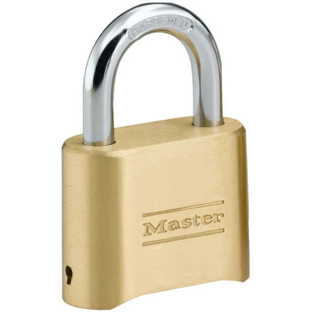 Master Lock Set Your Own Combination Padlock - Brass (175)