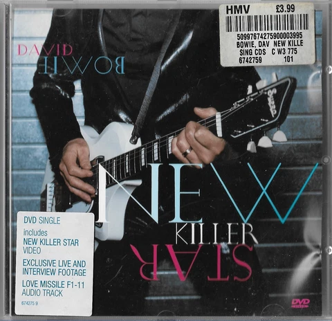 David Bowie "New Killer Star" DVD Single Cover