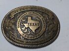 Vtg Creative Casting Texas Highway Patrol Association Brass Belt Buckle #'d 1069
