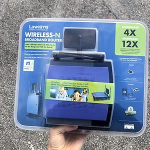BRAND NEW SEALED! Linksys WRT300N-BP 270 Mbps 4-Port Gigabit Wireless N Router!! - Picture 1 of 2