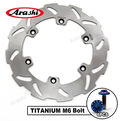 Rear Brake Rotor +M6 Bolts For Suzuki RMX250S 1992 - 1998 DRZ400E 2000 - 2008 Foto 1 de 4