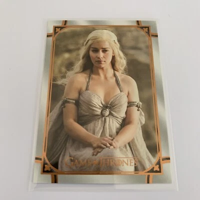 Game of Thrones GoT Iron Anniversary Series 1 Bronze Base Card 1 Daenerys / 199 - Image 1 of 2