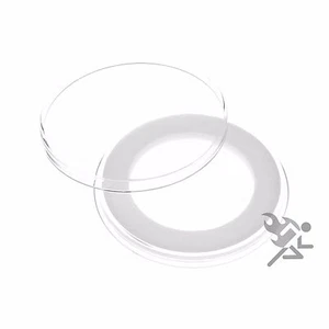 1/2oz Silver Libertad Coin Capsules, Air-Tite Holders 33mm White Ring, 10 Pack - Picture 1 of 1