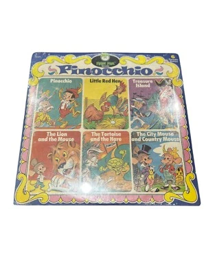 Peter Pan - Pinocchio, Treasure Island, Little Red Hen (1980) [SEALED] Vinyl - Image 1 of 4