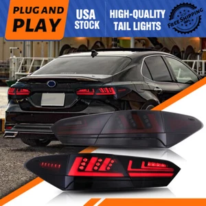 Luces traseras LED ahumadas completas para Toyota Camry 2018-2024 conjunto de luces traseras - Imagen 1 de 13
