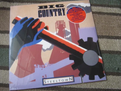 BIG COUNTRY 1984 NEW/SEALED 'Steeltown' ORGL US LP Rose/Sown  East/Eden wSTICKER - Image 1 of 2