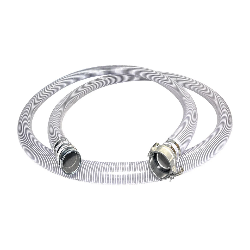 Conjunto de manguera de succión de PVC transparente de 3", Camlock macho x Camlock hembra, 60 PSI, 20... Foto 1 de 1