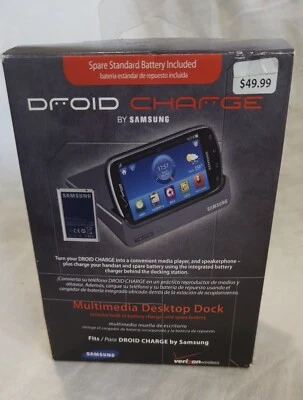 OEM Samsung Multimedia Desktop Dock for Samsung Droid Charge SCH-I510 (Black)  - Image 1 of 4