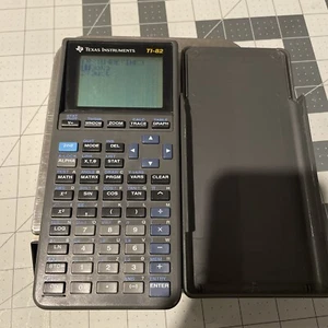 Texas Instruments TI-82 Graphing Calculator With Cover For Parts - Picture 1 of 2