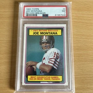 1983 TOPPS #4 JOE MONTANA Record Breaker PSA 7 49ERS HOF - Bild 1 von 3