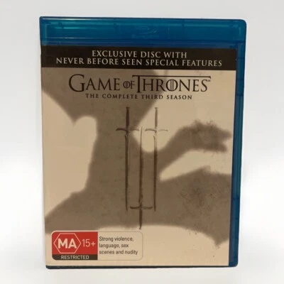 Game Of Thrones Complete Season 3  Blu Ray - Image 1 of 2