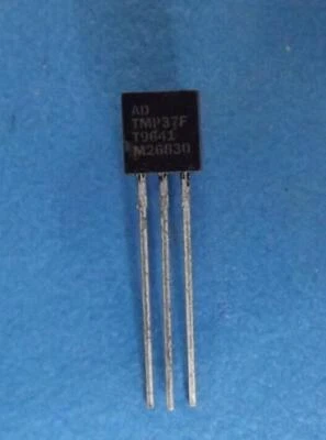 (5 piezas) Sensor AVO TMP37FT, 0,1 V min, 2 V máx., 3 celdas, bipolar, rectangular, 3 pi n Foto 1 de 4