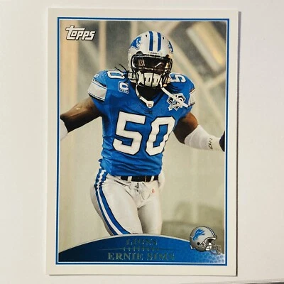 2009 Topps Ernie Sims #139   Detroit Lions Trading Card Tc4 - Image 1 of 2