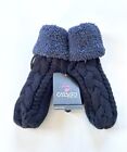 New Catago Equestrian Women's Navy Blue Horse Riding Mittens Gloves One Size