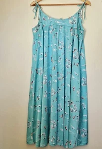 Vintage Katies Summer Surf Theme Dress With Pockets. Size 14. Adjustable Straps - Picture 1 of 15