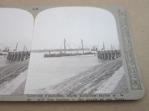 Vindictive Vol 2 No 119 Realistic Travels WW1 Stereoview Card Militaria - Picture 1 of 3