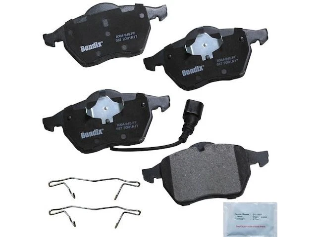 Juego de pastillas de freno delanteras Bendix 52766XMGT 2000 2001 para Volkswagen Beetle 1999-2010 Foto 1 de 2