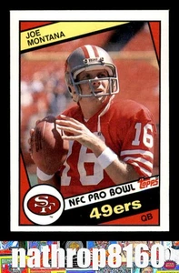 1984 Topps #358 Joe Montana HOF Football NM/NM+  San Francisco 49ers 8713 - Picture 1 of 4
