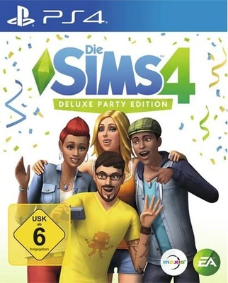 PS4 / Sony Playstation 4 - Die Sims 4: Deluxe Party Edition DE mit OVP NEUWERTIG - Bild 1 von 4