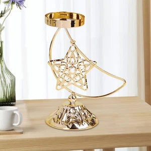 Eid Mubarak Tealight Candle Holder Table Decor Dinner Moon Star Candle Stand - Picture 1 of 5