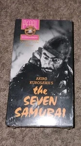 Sealed VHS The Seven Samurai Akiro Kurosawa's Pearl Entertainment Japanese 1991 - Picture 1 of 9