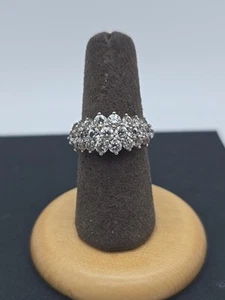 Anello in argento sterling e zirconi misura 6,5 - Foto 1 di 7