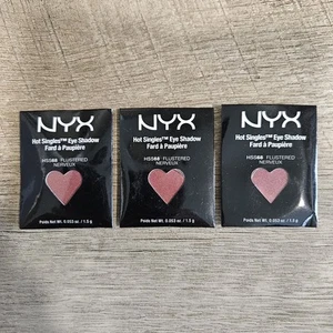 Lot of 3 NYX Hot Singles Eye Shadow Refills - HSS68 Flustered Nerveux NEW - Picture 1 of 3