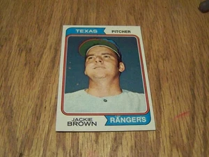JACKIE BROWN 1974 TOPPS BASEBALL CARD # 89 - Picture 1 of 1