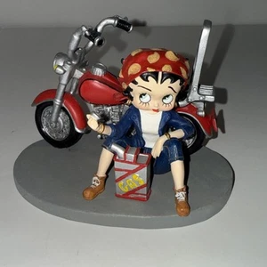 Betty Boop Red Easy Rider Brokedown Motorrad GAS 2001 King Features Westland - Bild 1 von 14