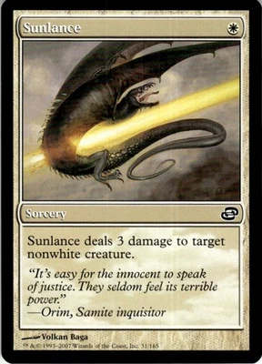 MTG Sunlance NEARMINT NM / Magic The Gathering : Planar Chaos - Image 1 of 2