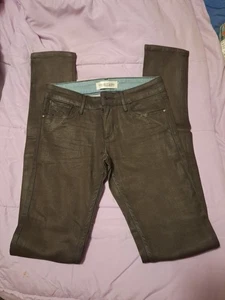 Habitual Wax Coated Skinny Jeans Gr. 24 Burgund NEU, ohne Etikett - Bild 1 von 6